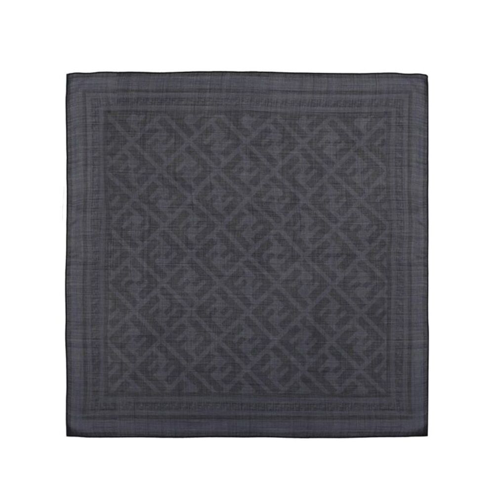 Fendi Men Fendi Men Bandana In Seta E Lana Con Motivo "Ff"